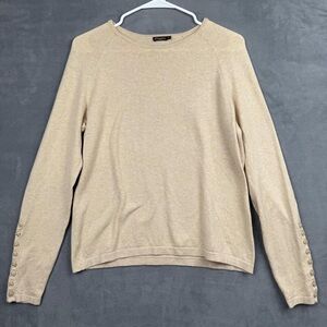 J. McLaughlin Cream Cowl Neck Sweater